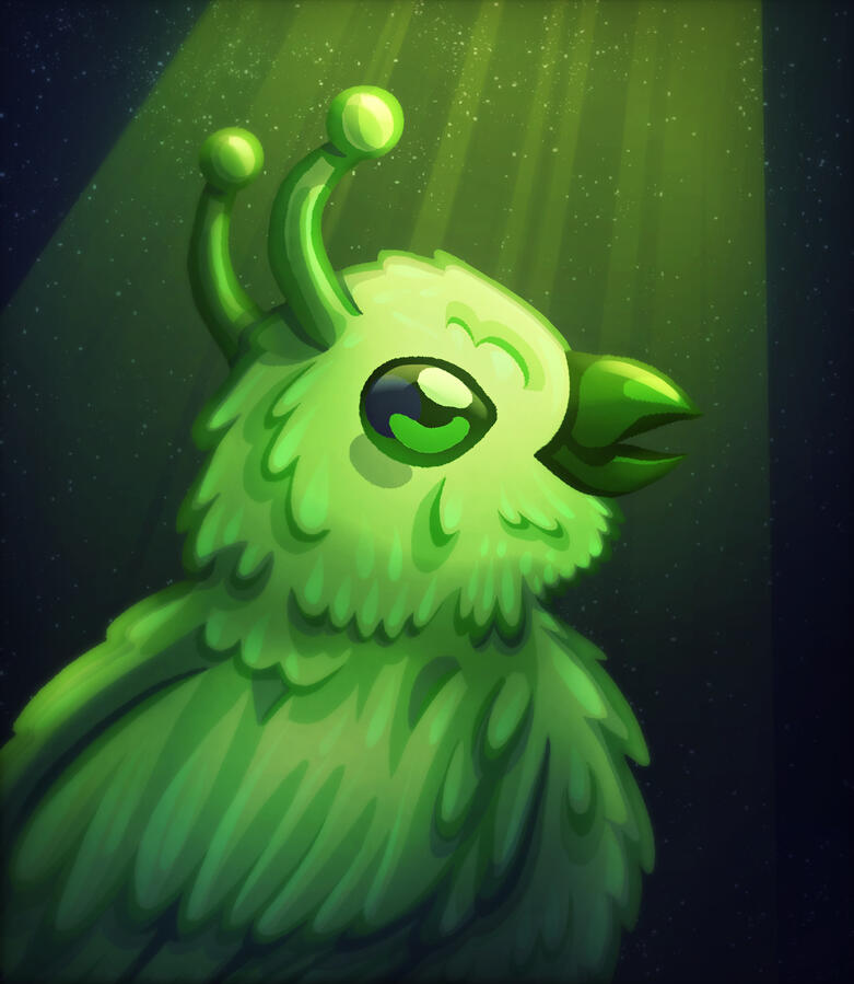 Smooth shaded + simple background