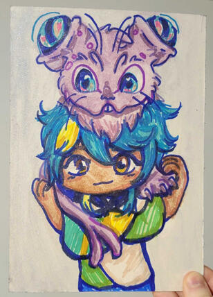 Sharpie & Glitter M