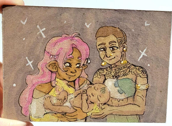 Watercolor & Copic M
